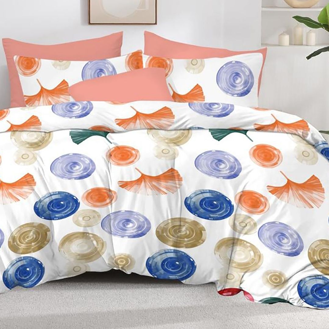 Lenjerie de pat 2 persoane, FINET 6 piese, Ralex Pucioasa, cearceaf pat 230x250 cm, cearceaf pilota 200x230 cm, 2 fete perna 70x70 cm, 2 fete perna 50x70 cm F491