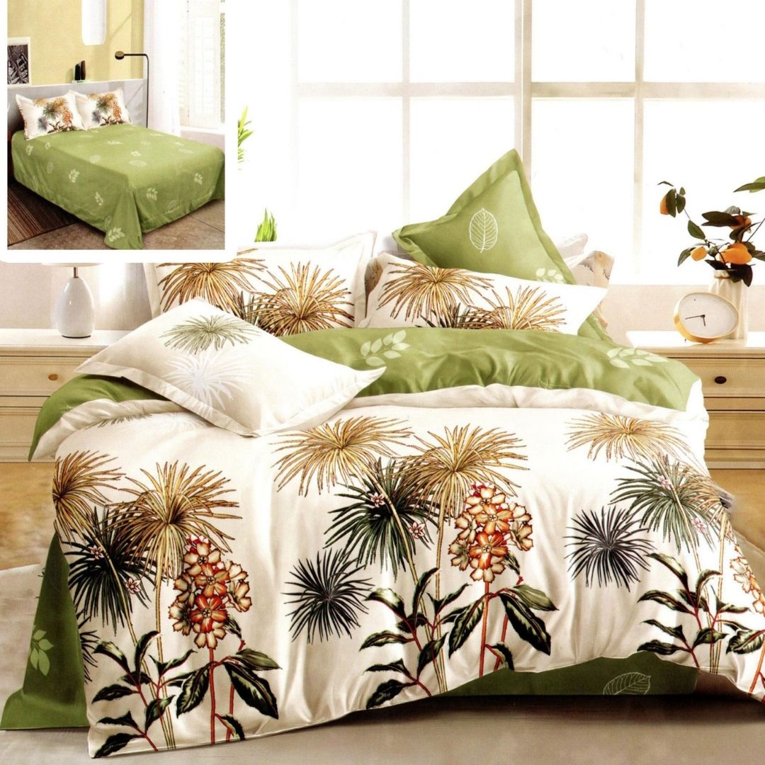 Lenjerie pat dublu Bumbac Finet Gros 6 piese Ralex Pucioasa cearceaf pat 220x240 cm, cearceaf pilota 200x220 cm, 2 fete perna 70x70 cm, 2 fete perna 50x70 cm EMMA