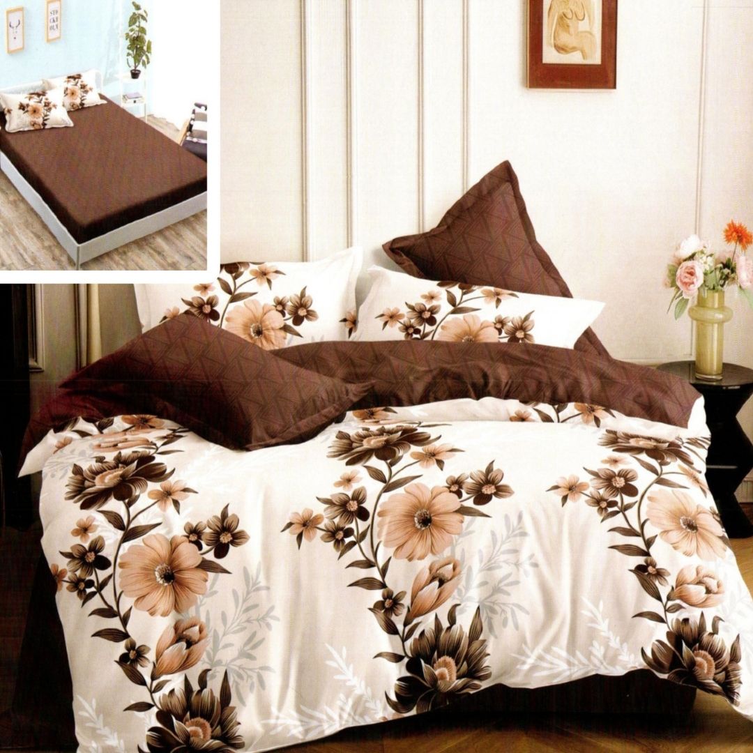 Lenjerie pat dublu Bumbac Finet Gros 6 piese Cearsaf cu elastic saltea 160×200 cm sau 180×200 cm Ralex Pucioasa AMELIA-VH
