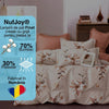 Lenjerie pat dublu Bumbac Finet Gros 6 piese Cearsaf cu elastic universal pentru saltea 160×200/180×200 cm Ralex Pucioasa  CAMILA-VH