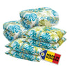 Set 2 Pilote Matlasate Alcam 220x200 cm si 4 Perne 50x70 cm Jungla