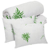 Set 2 Pilote Matlasate Alcam 200x220 cm si 4 Perne 50x70 cm Aloe Vera