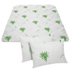 Set 2 Pilote Matlasate Alcam 200x220 cm si 4 Perne 50x70 cm Aloe Vera