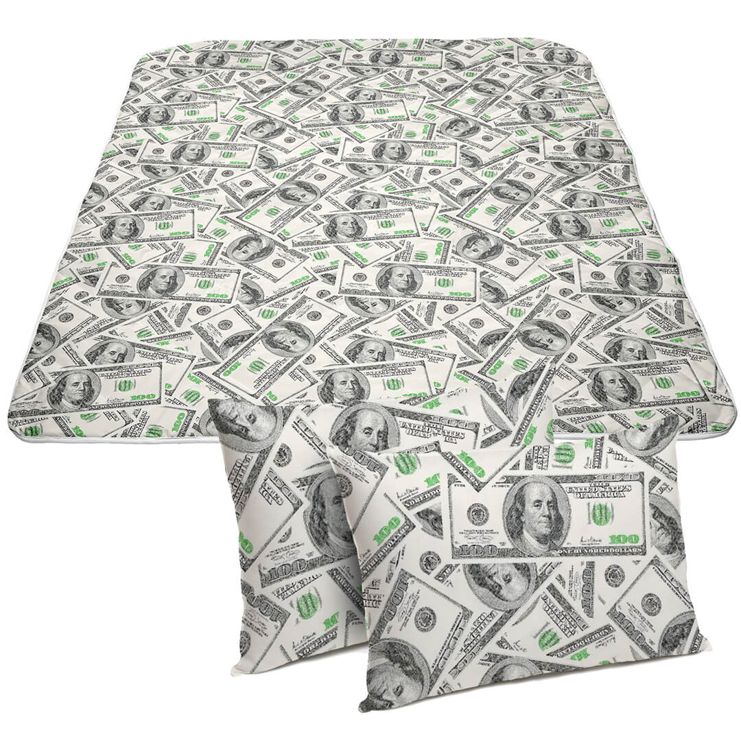 Set 2 Pilote Matlasate Alcam 200x220 cm si 4 Perne 50x70 cm Dollar