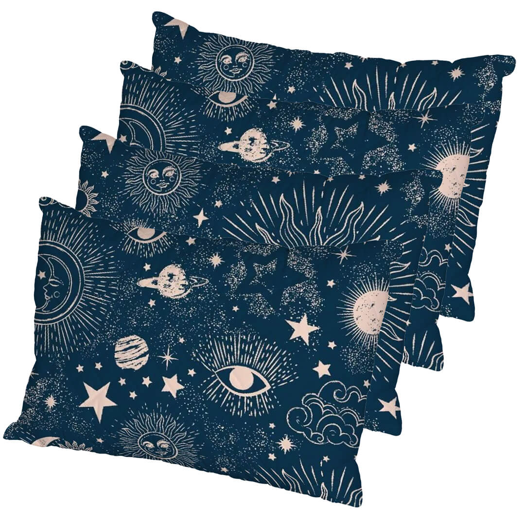 Set 2 Pilote Matlasate Alcam 200x220 cm si  4 Perne 50x70 cm Constelatie
