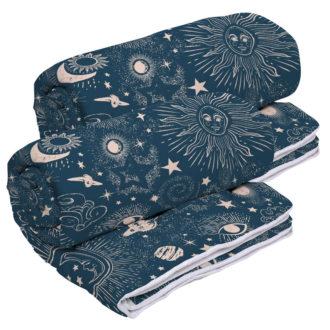 Set 2 Pilote Matlasate Alcam 200x220 cm si  4 Perne 50x70 cm Constelatie