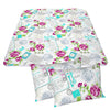Set 2 Pilote Matlasate Alcam 200x220  cm si 4 Perne 50x70 cm Roses