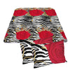 Set 2 Pilote Matlasate Alcam 200x220 cm si 4 Perne cm 50x70 Zebra