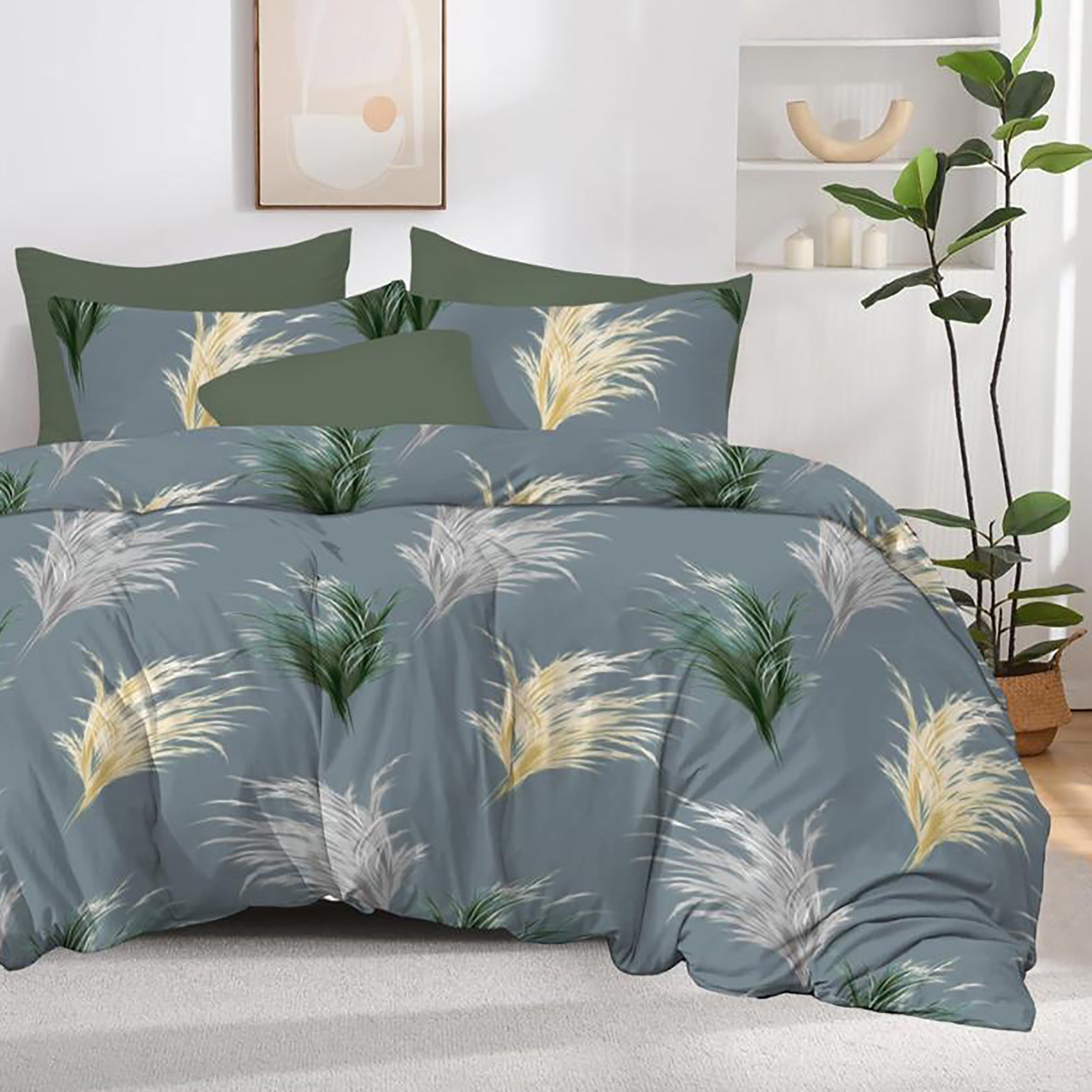 Lenjerie de pat 2 persoane, FINET 6 piese, Ralex Pucioasa, cearceaf pat 230x250 cm, cearceaf pilota 200x230 cm, 2 fete perna 70x70 cm, 2 fete perna 50x70 cm F485