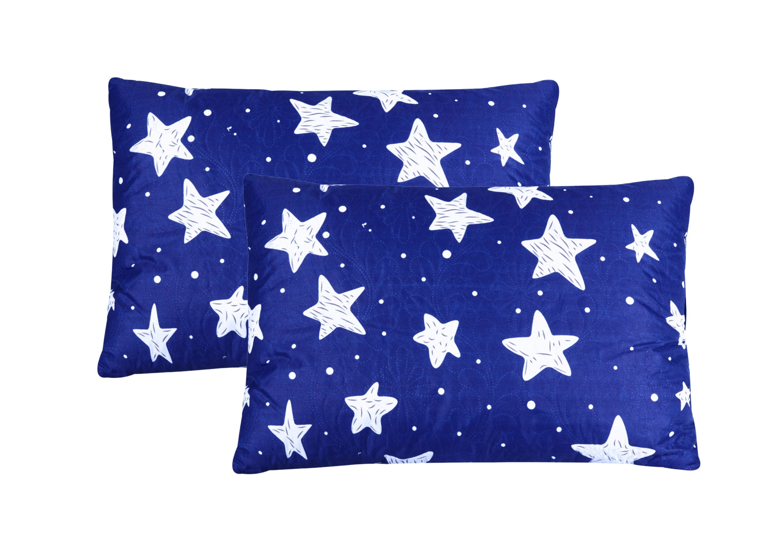 Set Pilota Matlasata Somnart 200×220 cm si 2 Perne 50×70 cm Galaxy