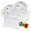Set 2 Pilote Matlasate Somnart 200×220 cm si 4 Perne 50×70 cm Aloe Vera